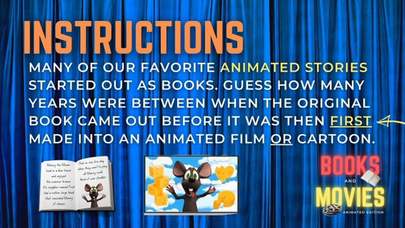 Books and Movies - Animated Edition